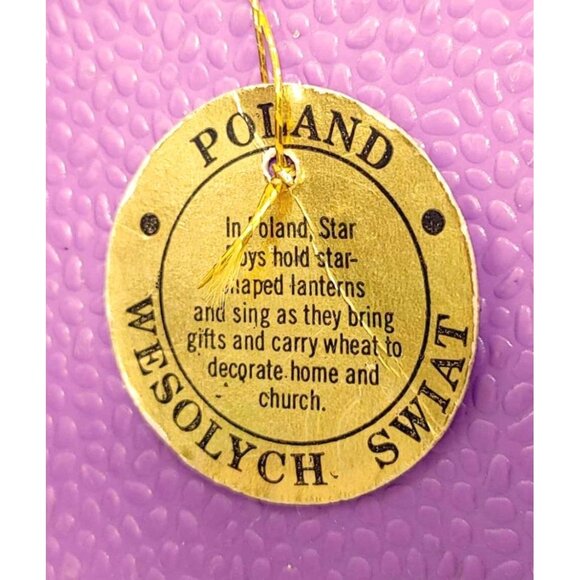 Polish Stained Glass With Foldable Cast Iron Tealight Candle Holder Christmas - Picture 6 of 7